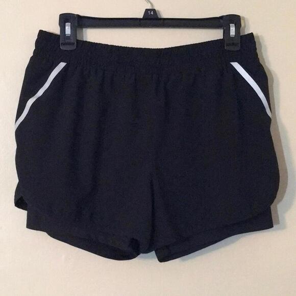 Reebok RBX Active black shorts 2 layer sz M - Picture 1 of 8